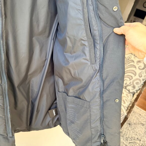 Alex Eagle Sporting Club The Richmond Puffer Jacket Men’s Size S Navy - Picture 12 of 16